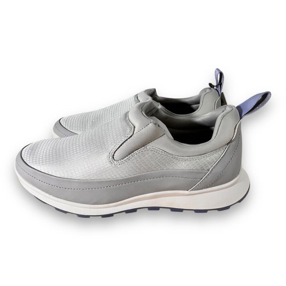 Cougar Gray Waterproof Slip On Walking Shoes Vegan Comfort Size 9 - Picture 6 of 9